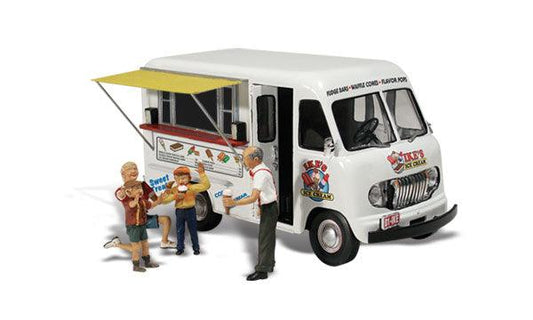 Woodland Scenics AS5338 N Ike's Ice Cream Truck Train Figure / Vehicle AutoScenes - PowerHobby