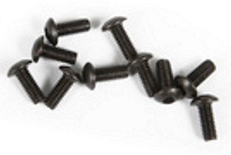Axial M2.6x6mm Hex Socket Button Head Black RR10 Bomber SCX10 II Yeti XL - PowerHobby