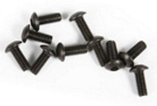 Axial M2.6x6mm Hex Socket Button Head Black RR10 Bomber SCX10 II Yeti XL - PowerHobby