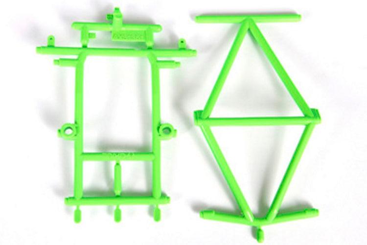 Axial AX31351 Monster Truck Cage Roof and Hood (Green) Grave Digger - PowerHobby