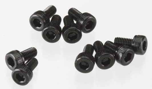 Axial AX083 SCX10 AX10 Wraith MAX-D Cap Head M3x6mm Black (10) - PowerHobby