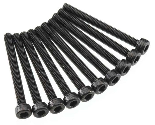 Axial AX091 SCX10 Wraith Score RR10 MAX-D Bomber Cap Head Screws M3x30mm Black - PowerHobby
