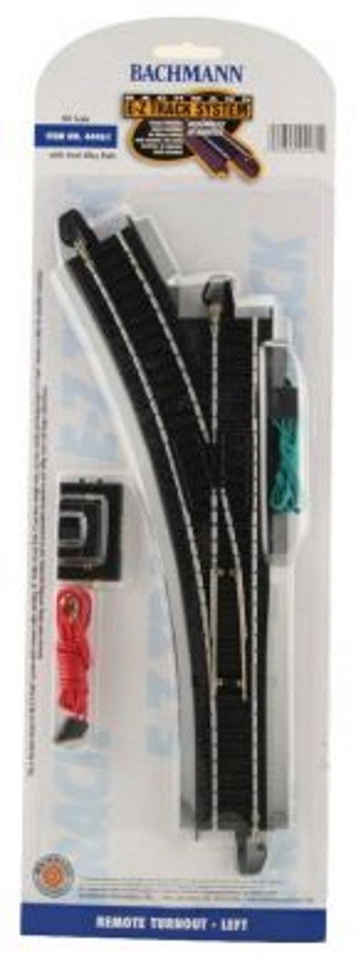 Bachmann 44461 HO Scale Remote Turnout Left Track - PowerHobby