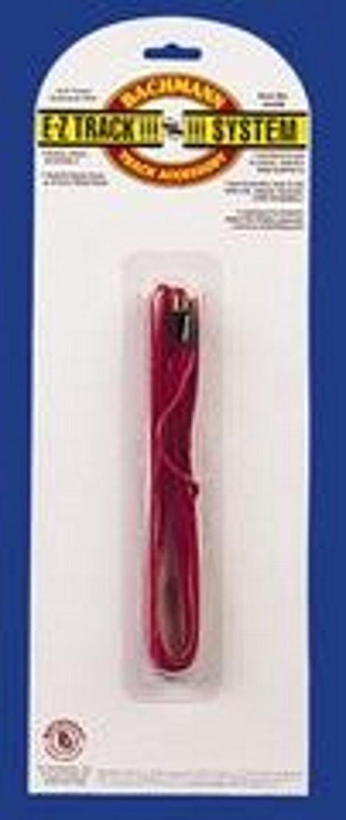 Bachmann 44498 HO Scale Carded Package Contains 10' Terminal Extension Wire Red - PowerHobby