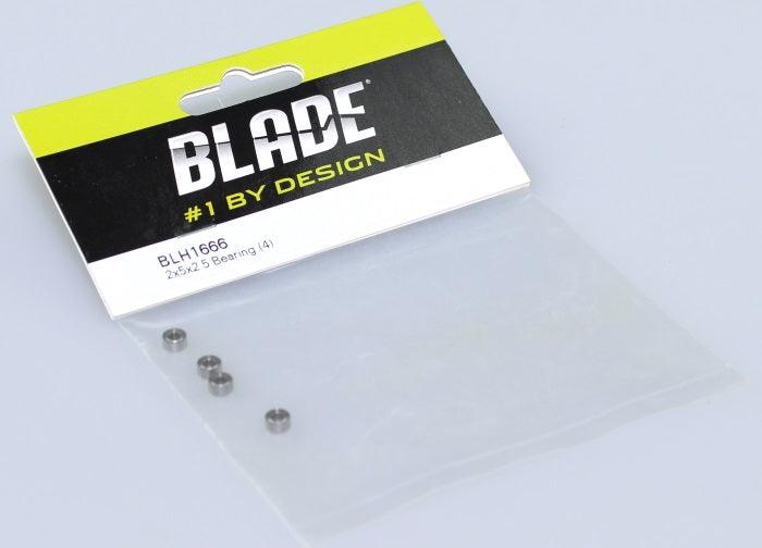 Blade 400/ 450 3D / X 2x5x2.5mm Paddle Control Frame Bearing Set (4) BLH1666 - PowerHobby