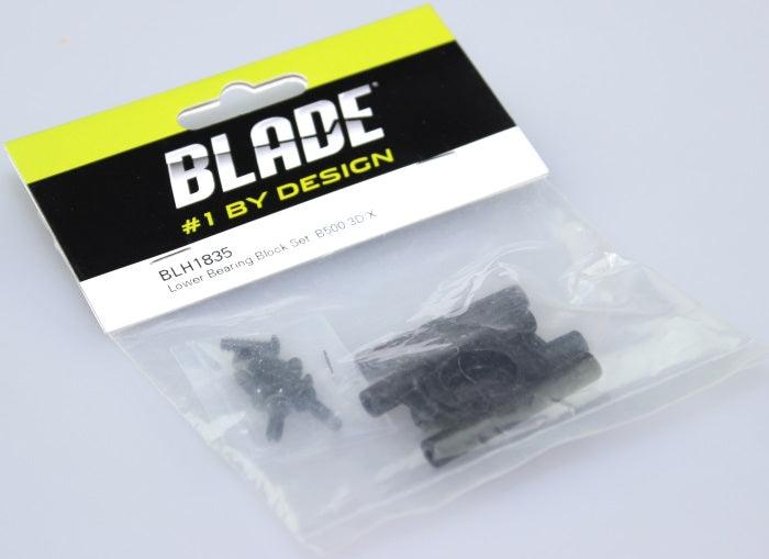Blade 500 3D / X Lower Bearing Block Set BLH1835 5003D 500X - PowerHobby