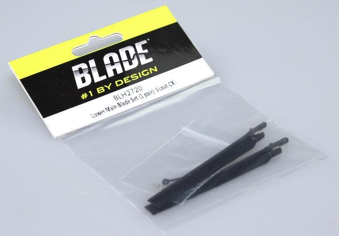 Blade Scout CX BLH2720 Lower Main Blade Set (1 pair) - PowerHobby