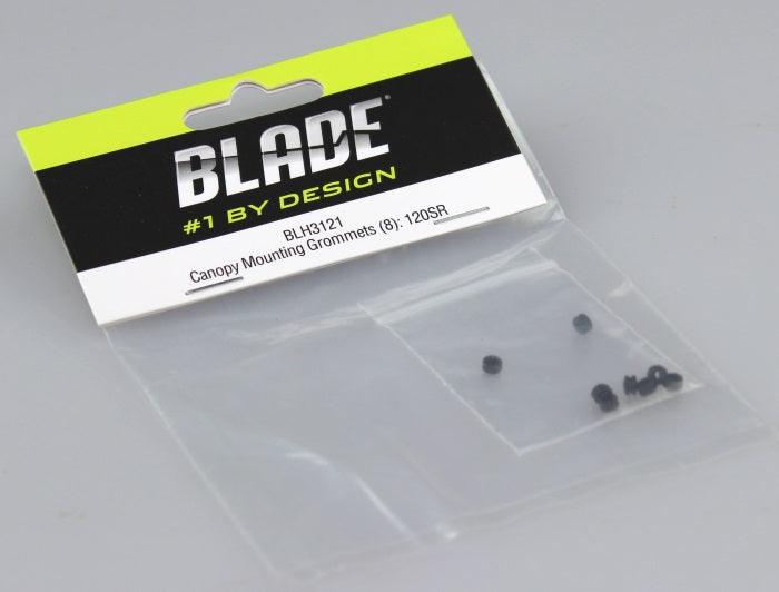 Blade 120 SR / 130 X Canopy Mounting Grommets (8) 120SR BLH3121 - PowerHobby