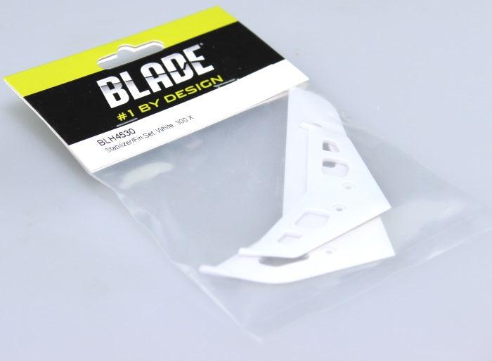 Blade 300 X BLH4530 Stabilizer/Fin Set White 300 X - PowerHobby