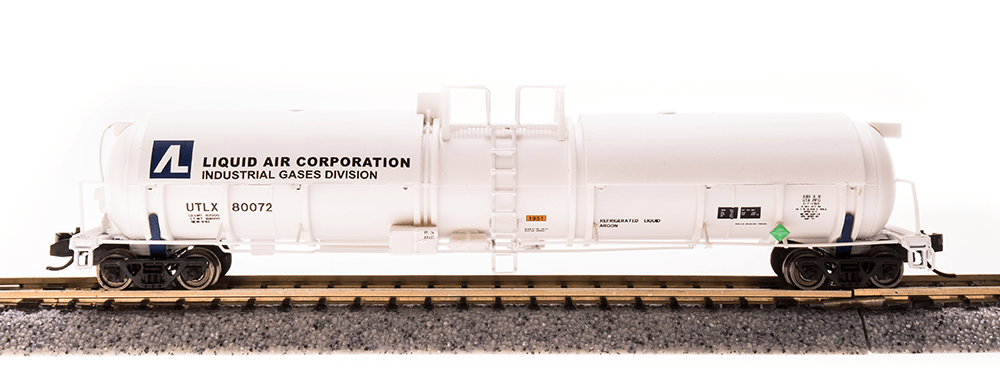 Broadway Limited 3732 N Cryogenic Tank Car Liquid Air Corporation Single Car - PowerHobby
