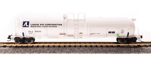 Broadway Limited 3732 N Cryogenic Tank Car Liquid Air Corporation Single Car - PowerHobby
