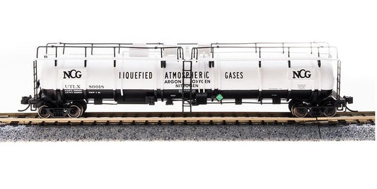 Broadway Limited 3733 N Scale Cryogenic Tank Car NCG Single Car (#80018) - PowerHobby