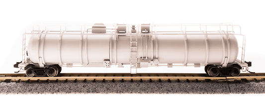 Broadway 3734 N Cryogenic Tank Car Unlettered Painted Gray Type A Single Car - PowerHobby