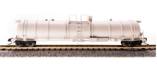 Broadway 3736 N Cryogenic Tank Car Unlettered Painted Gray Type C Single Car - PowerHobby