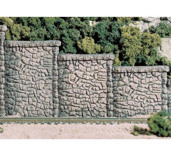 Woodland Scenics C1261 HO Random Stone Wing Wall (3) Train Scenery - PowerHobby