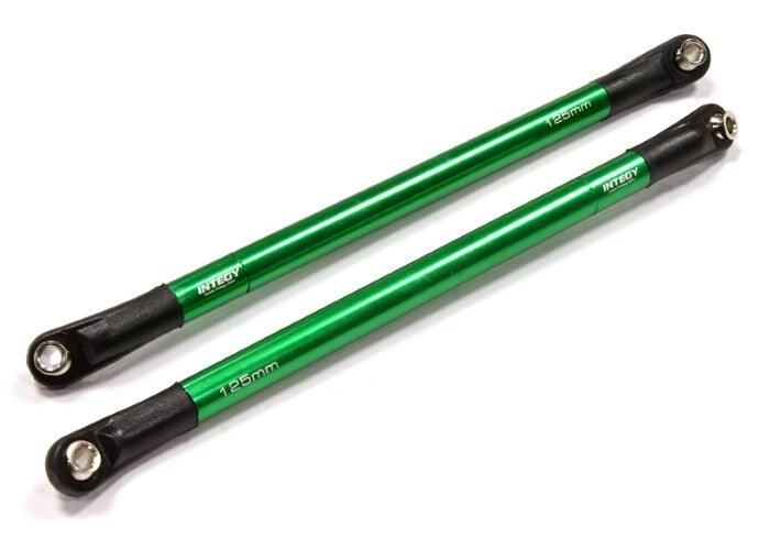 Integy C25248GREEN 125-128mm Suspension Links w/ Angled Rod Ends Axial SCX10 - PowerHobby