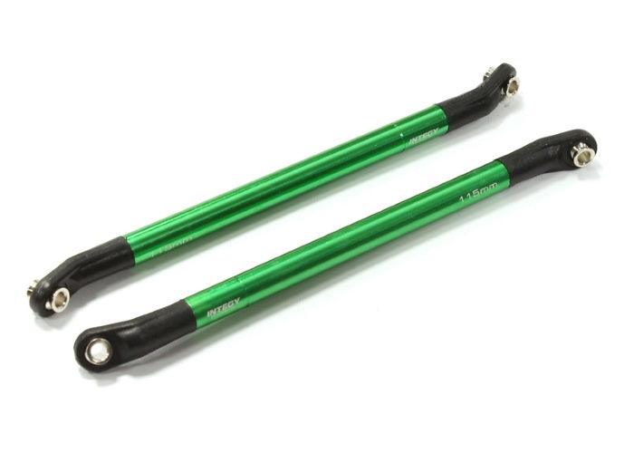 Integy C25252GREEN 115-118mm Suspension Links w/ Angled Rod Ends Axial SCX10 - PowerHobby