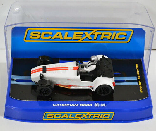 Scalextric C3093 Caterham 7 R500 1/32 scale slot Car - PowerHobby