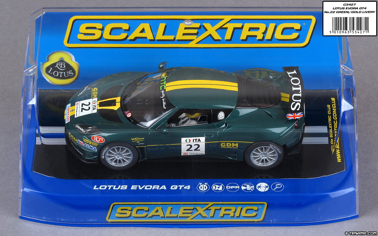 Scalextric C3506 Lotus Evora GT-4 slot Car 1/32 DPR - PowerHobby