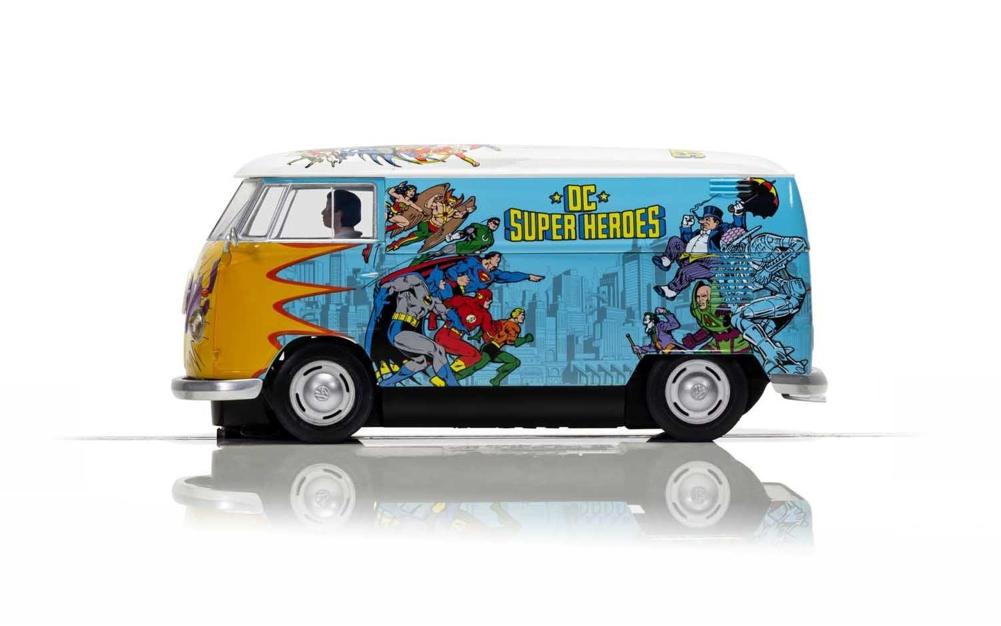 Scalextric C3933 VW Panel Van T1b DC Super Heroes Comics Slot Car 1/32 DPR - PowerHobby