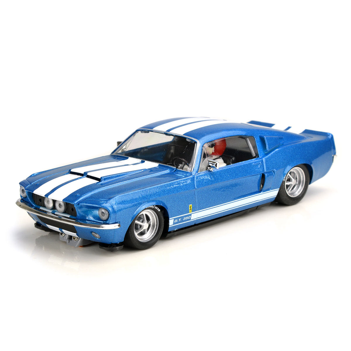 ThunderSlot 1967 Ford Shelby Mustang GT350 Blue Acapulco Thunder Slot Car 1/32 - PowerHobby