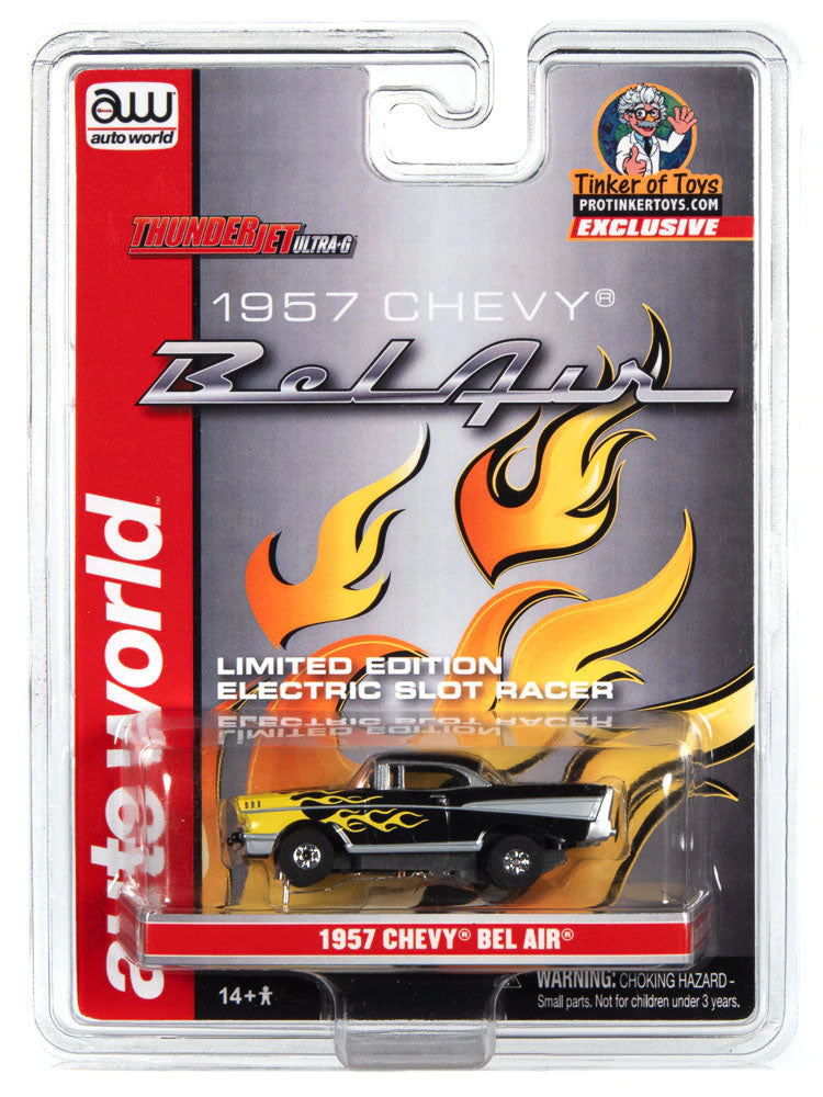 Auto World Exclusive Limited Edition 1957 Chevrolet Bel Air Thunderjet HO Slot Car - PowerHobby
