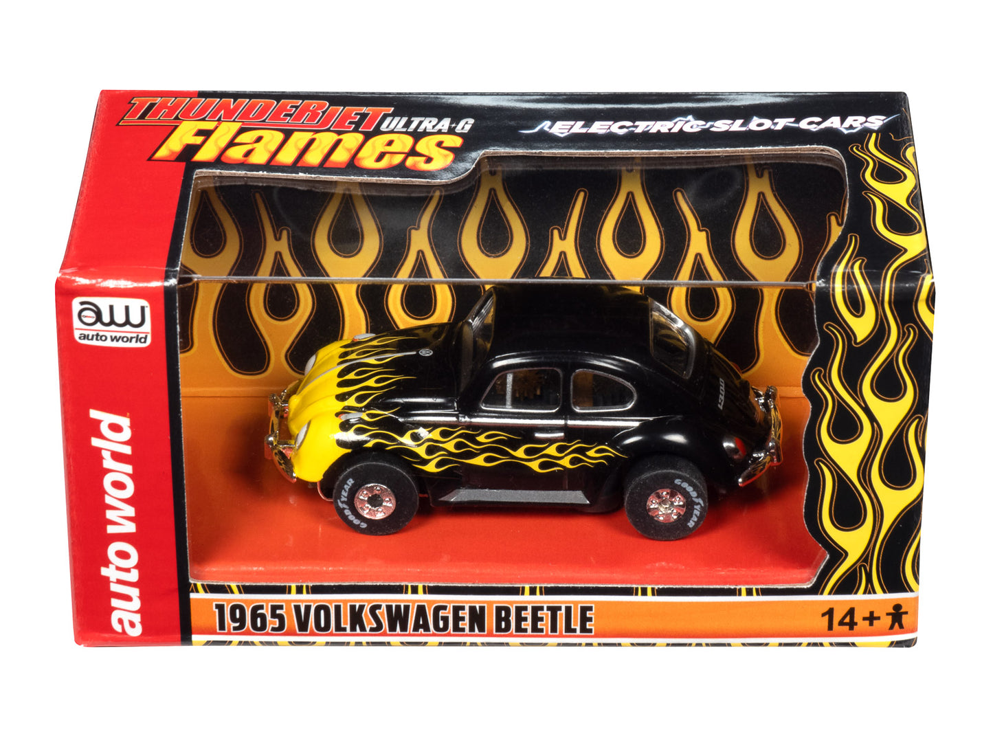 Auto World Exclusive 1965 VW Beetle Thunderjet for AFX HO Slot Car CP7985 - PowerHobby