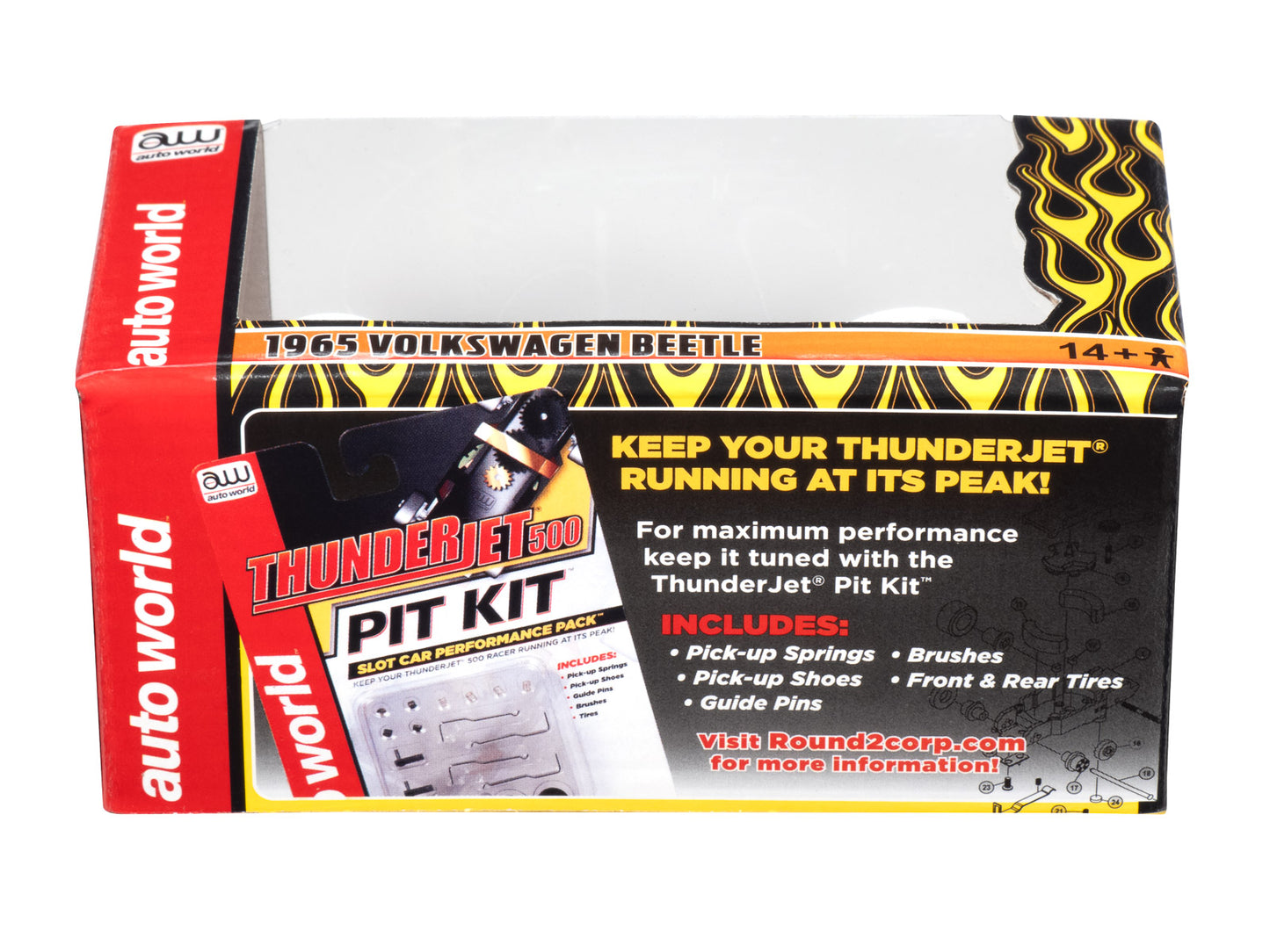 Auto World Exclusive 1965 VW Beetle Thunderjet for AFX HO Slot Car CP7985 - PowerHobby