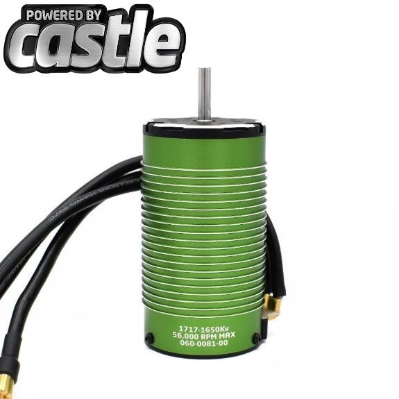 Castle Creations Sensored 1717-1650KV Four-Pole Brushless Motor - PowerHobby