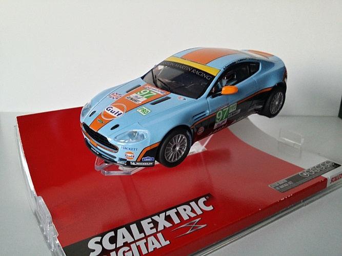 SCX Digital D10116 Aston Martin Vantage " Gulf" Body Only 1/32 Scale - PowerHobby