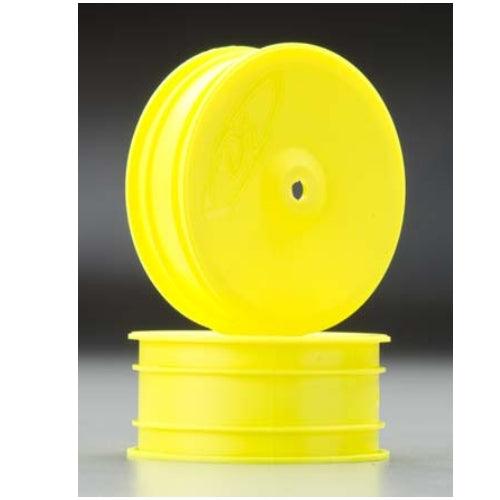 DE Racing DER-SB-A4Y Speedline Buggy Wheels / ASC B44.2 Front YelloW - PowerHobby
