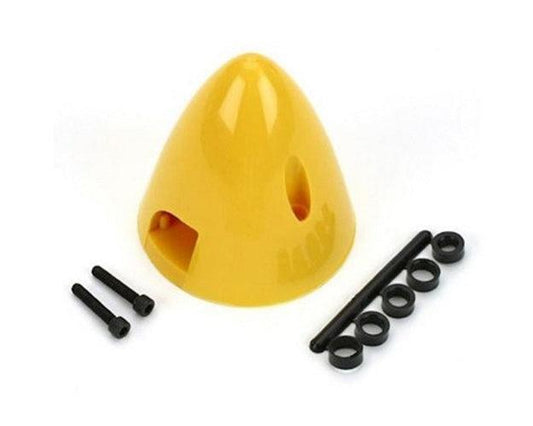 Dubro Products 263 4 Pin Spinner 1-1/2" Yellow - PowerHobby