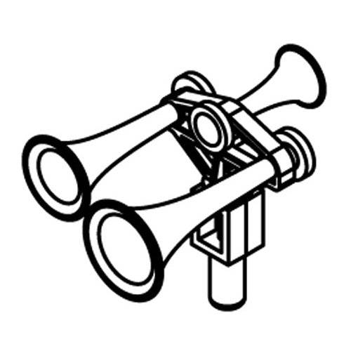 Athearn ATH02035 HO Scale Leslie S-3L-R / Standard Profile Horn Set (3) - PowerHobby