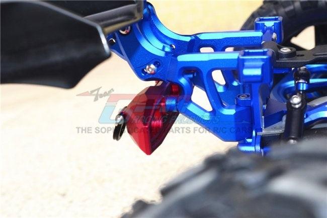 GPM ER2040RA-BLUE ALUMINUM REAR WING MOUNT TRAXXAS REVO / E-REVO - PowerHobby