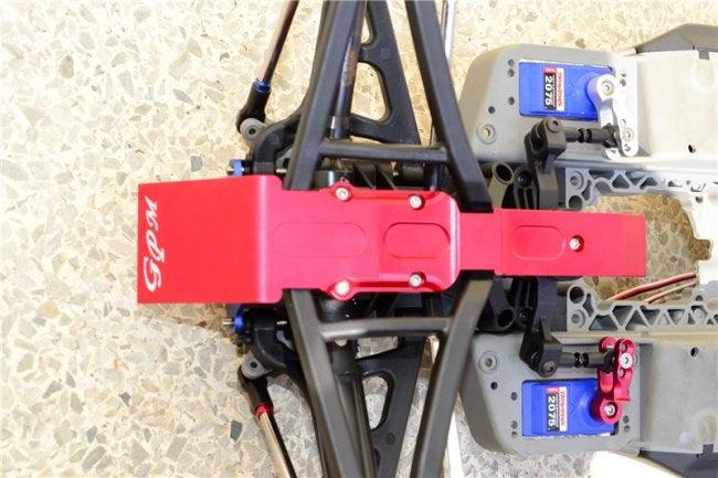 GPM ER331F-BLUE ALUMINUM FRONT SKID PLATE TRAXXAS E-REVO BRUSLESS - PowerHobby