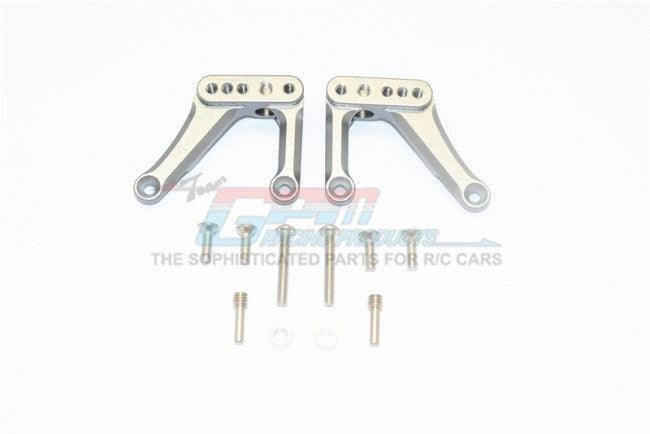 GPM ES030-GUNSILVER ALUMINUM REAR SHOCK MOUNT ASSOCIATED ENDURO - PowerHobby