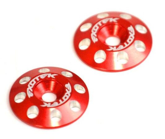 Exotek 1678RED Flite Wing Button V2 6061 Red (2) Associated RC10B6 S-Work S104 - PowerHobby