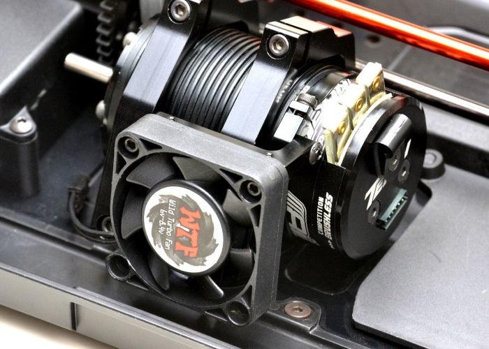 Exotek Racing 1914BLU Exo Fan Mount V2 Clamp On Set For 1/8 Truck And Buggies - PowerHobby