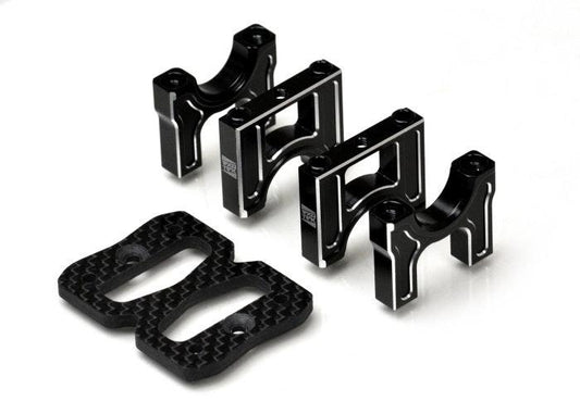 Exotek Racing 1924 HD Center Bulkhead Set W/Carbon Upper Plate Losi 8ight-XE - PowerHobby