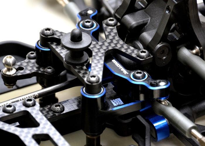 Exotek 1935 +4mm HD Steering Rack 7065 2 Color Anodized Associated B74 - PowerHobby