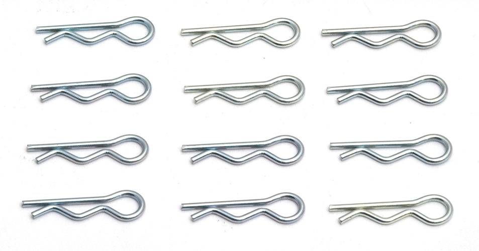 Associated 21173 Body Clips RC18T (12) RC8.2e SC10GT Mini Rival SC8.2e RC10GT2 RC18R - PowerHobby