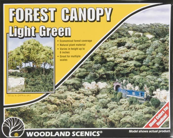 Woodland Scenics F1660 N/HO Forest Canopy Light Green - PowerHobby