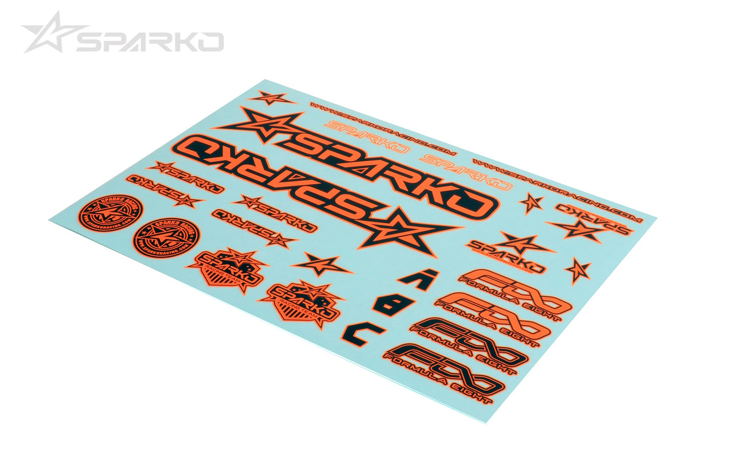 Powerhobby Sparko F8 Body Sticker-Orange - PowerHobby