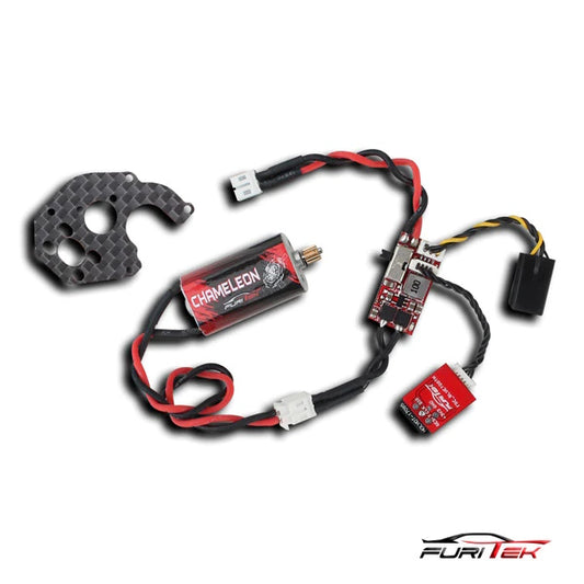 Furitek Igmelon Brushed Motor/ESC Combo w/ Motor Plate Axial SCX24 - PowerHobby