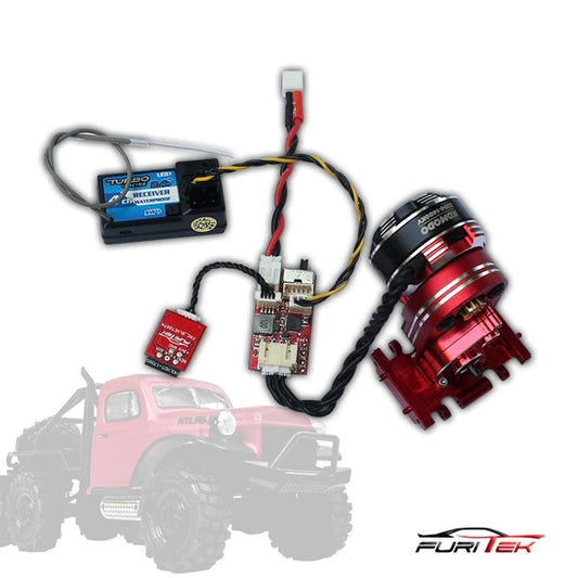 Furitek Rhino Power System Brushless Combo w/Receiver Atlas 6x6 Crawler - PowerHobby