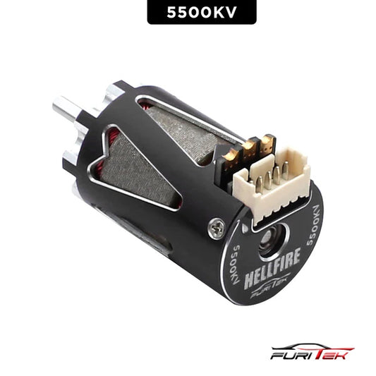 Furitek Hellfire 1410 5500kv Sensored brushless motor - Black color - PowerHobby