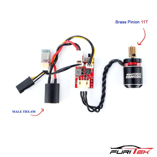 Furitek Stinger 118 Brushless System FOR Traxxas TRX-4M - PowerHobby