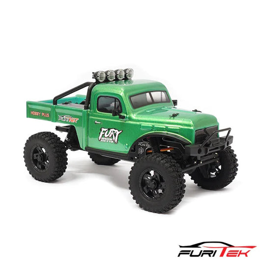 Furitek FX118 Fury Wagon 1/18 RTR Brushless Rock Crawler Green - PowerHobby