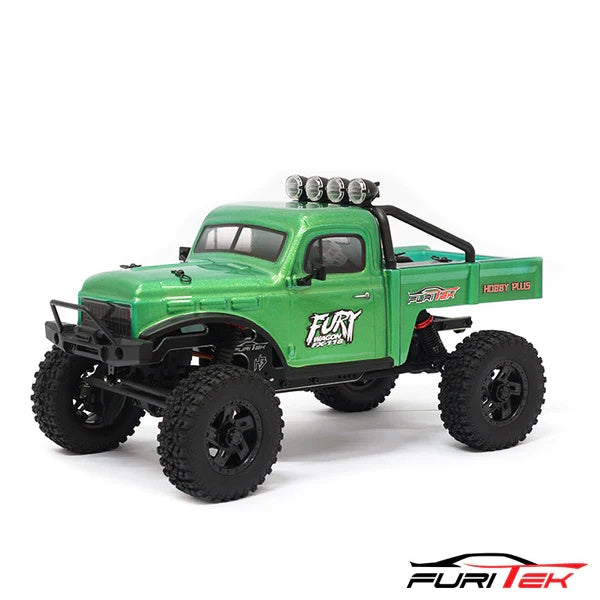 Furitek FX118 Fury Wagon 1/18 RTR Brushless Rock Crawler Green - PowerHobby