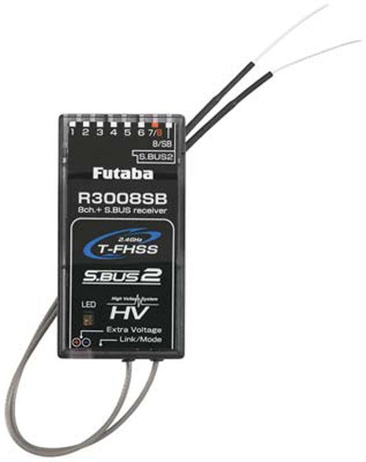 Futaba FUTL7685 R3008SB 2.4GHz FHSS Telemetry Receiver 10JA / 10JH - PowerHobby